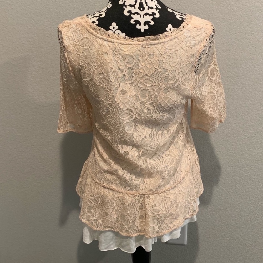 Anthro Deletta laced blouse - Picture 2 of 3
